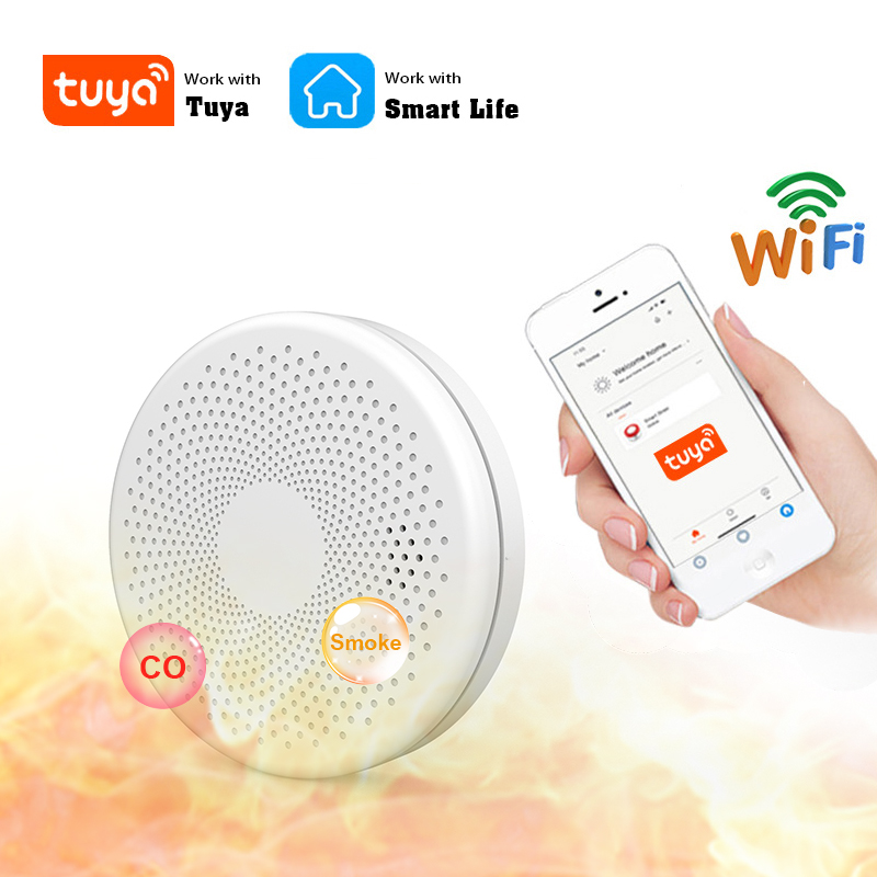 2 in 1 Version WiFi Tuya Smart - Smoke Detector Interconnected recensione e prezzo