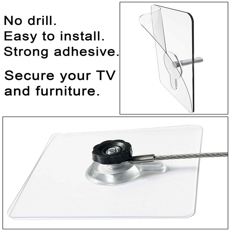 Preventing TV From Falling And - Earthquake Anchor Strap recensione e prezzo