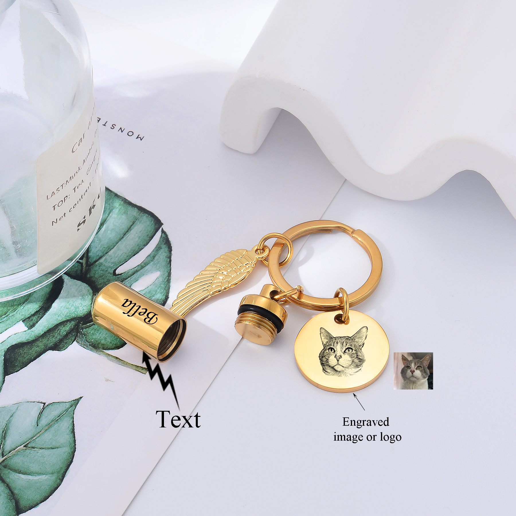 Personalized Cylinder Urn Keyc - Personal Alarm Keychain recensione e prezzo