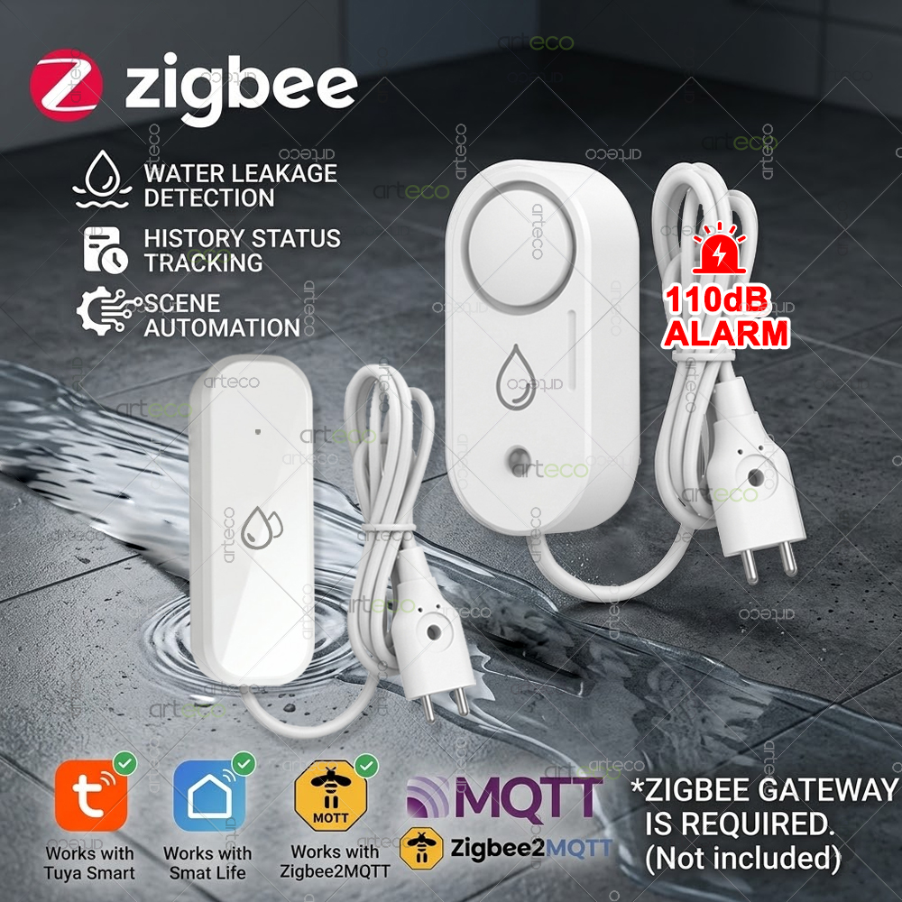 Zigbee Water Leak Sensor Flood - Water Alarm Sensor recensione e prezzo