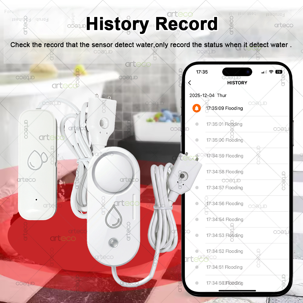 Zigbee Water Leak Sensor Flood - Water Alarm Sensor recensione e prezzo