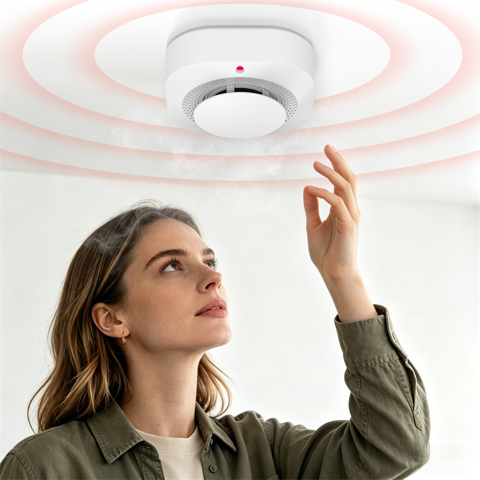 4 / 6 / 8 / 12 PCS Tuya Zigbee - Smoke Detector Interconnected recensione e prezzo