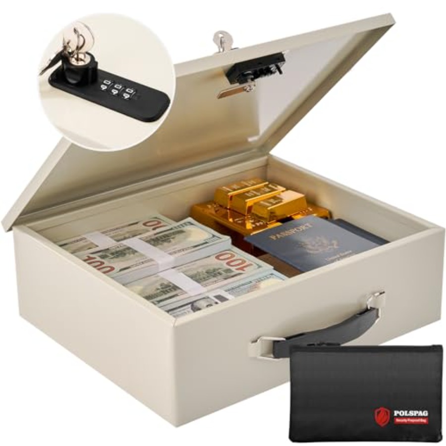 Fireproof Document Box with Ke - Fire Safe Document recensione e prezzo