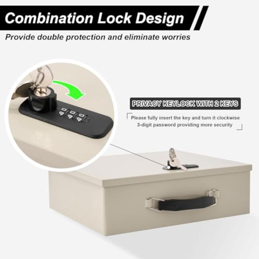 Fireproof Document Box with Ke - Fire Safe Document recensione e prezzo
