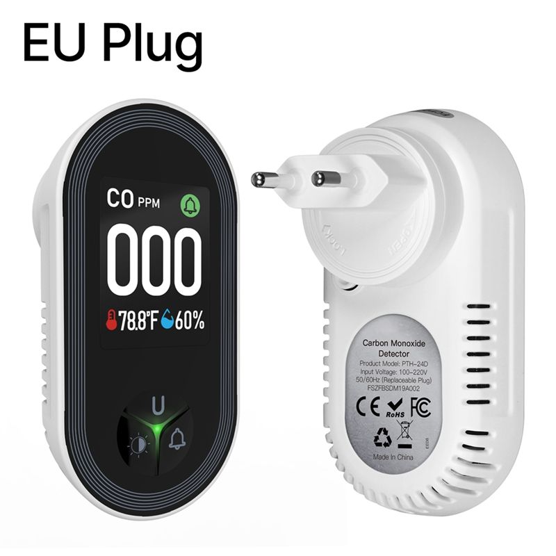 Built-In CO Monitor Alarm Soun - Co Detector Plug recensione e prezzo