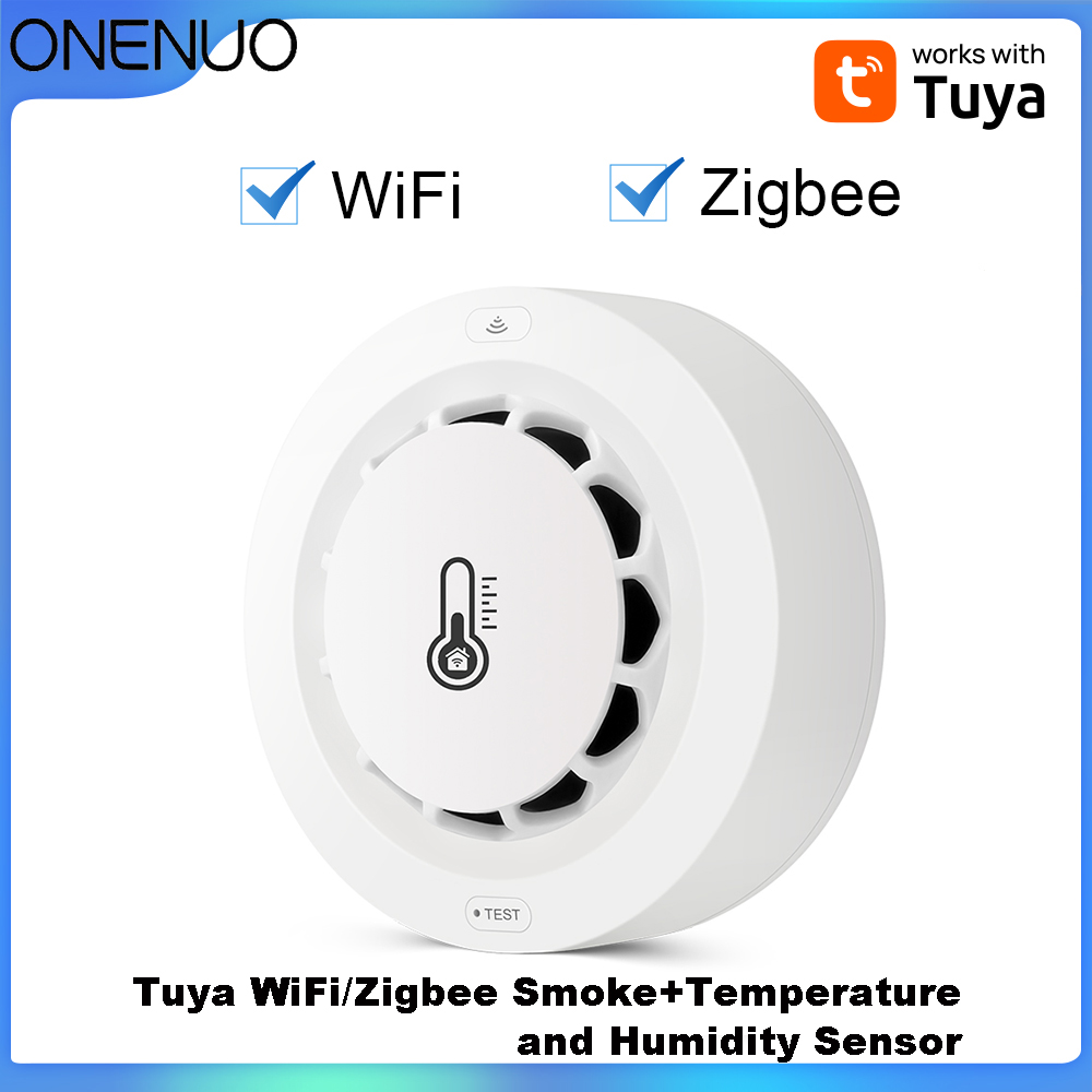 Tuya WiFi or Zigbee Smoke Dete - Smoke Detector Interconnected recensione e prezzo