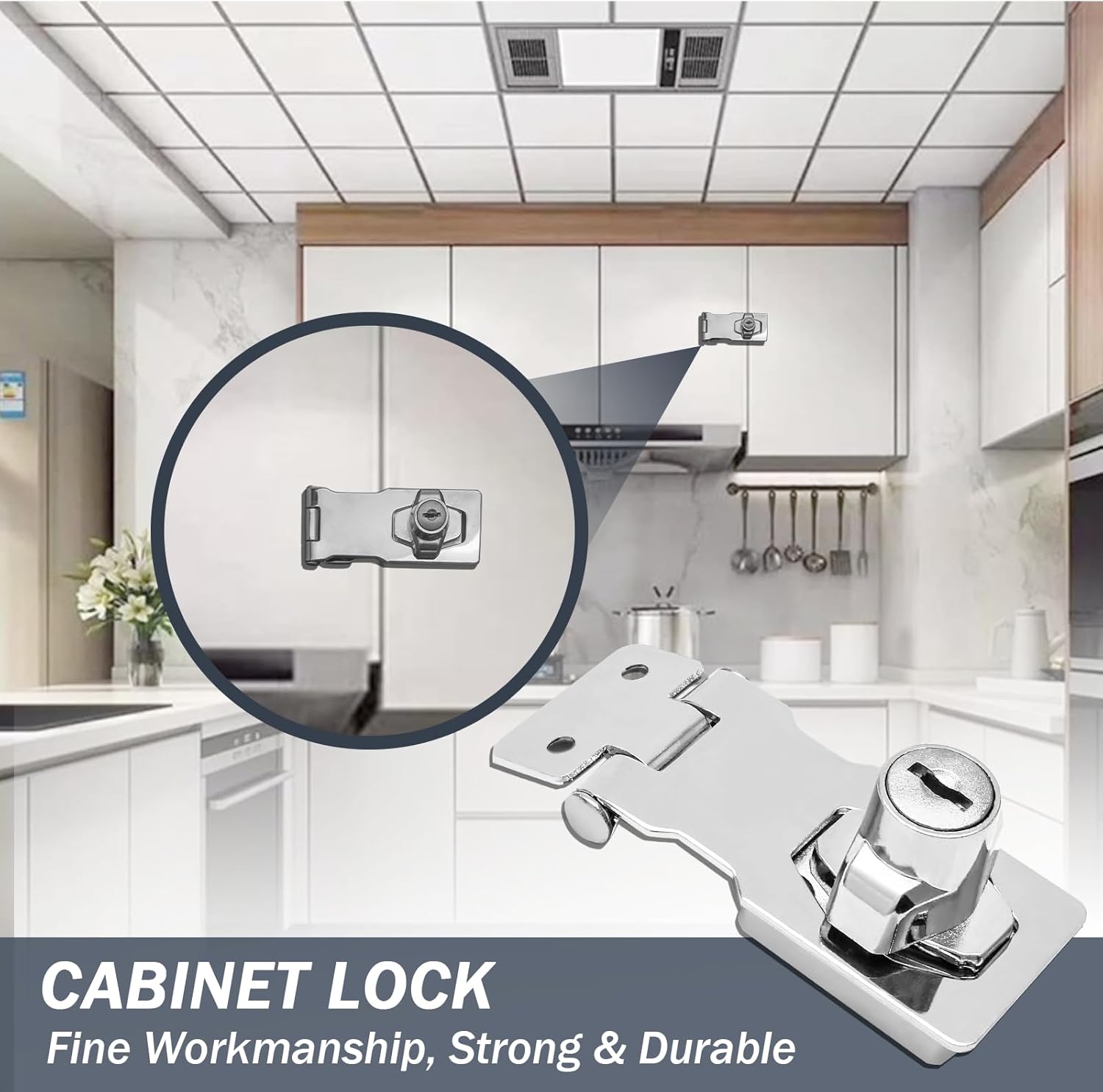 Knob Style Furniture Safety Lo - Medicine Cabinet Lock recensione e prezzo