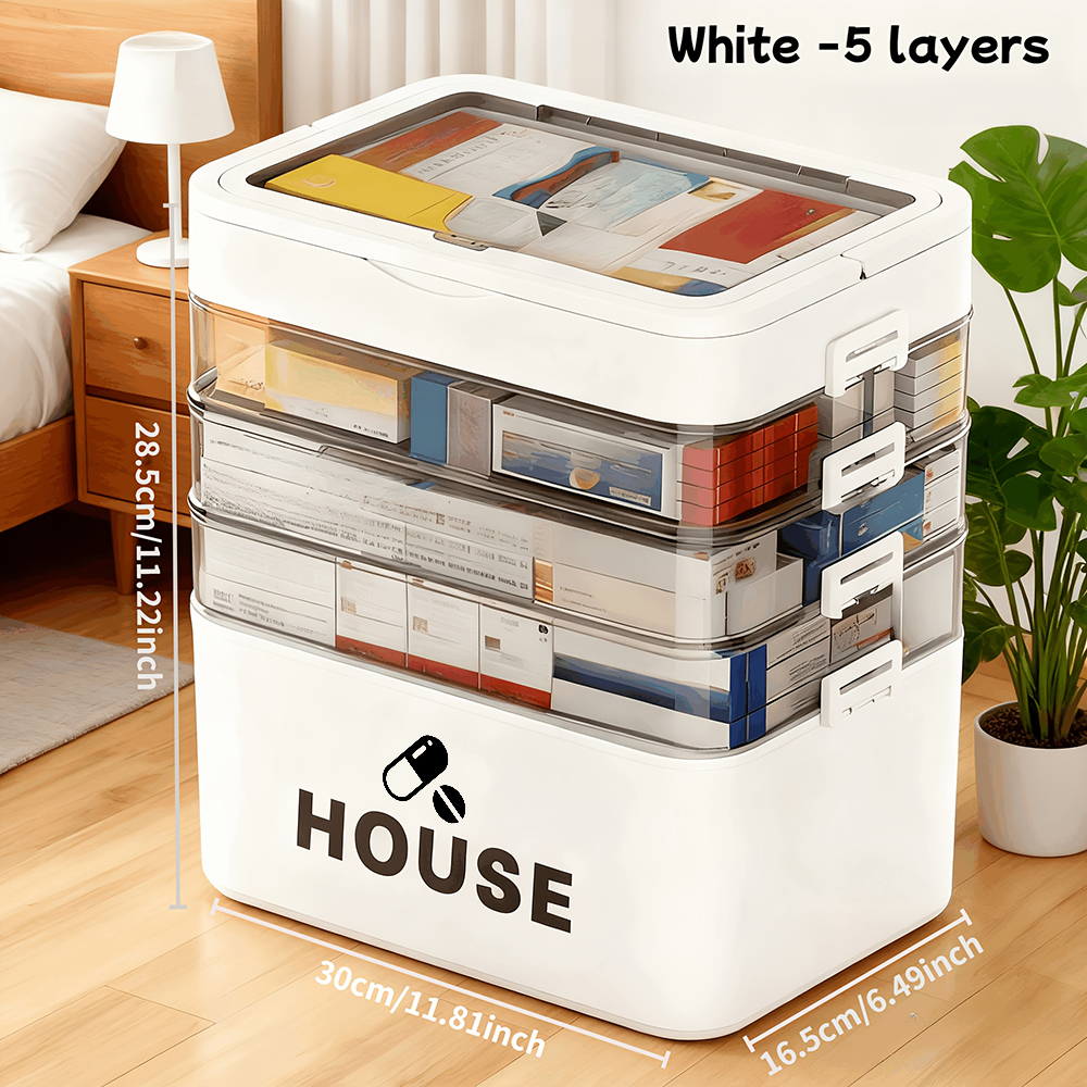 Large Capacity Multi Layer Tra - Medicine Cabinet Lock recensione e prezzo