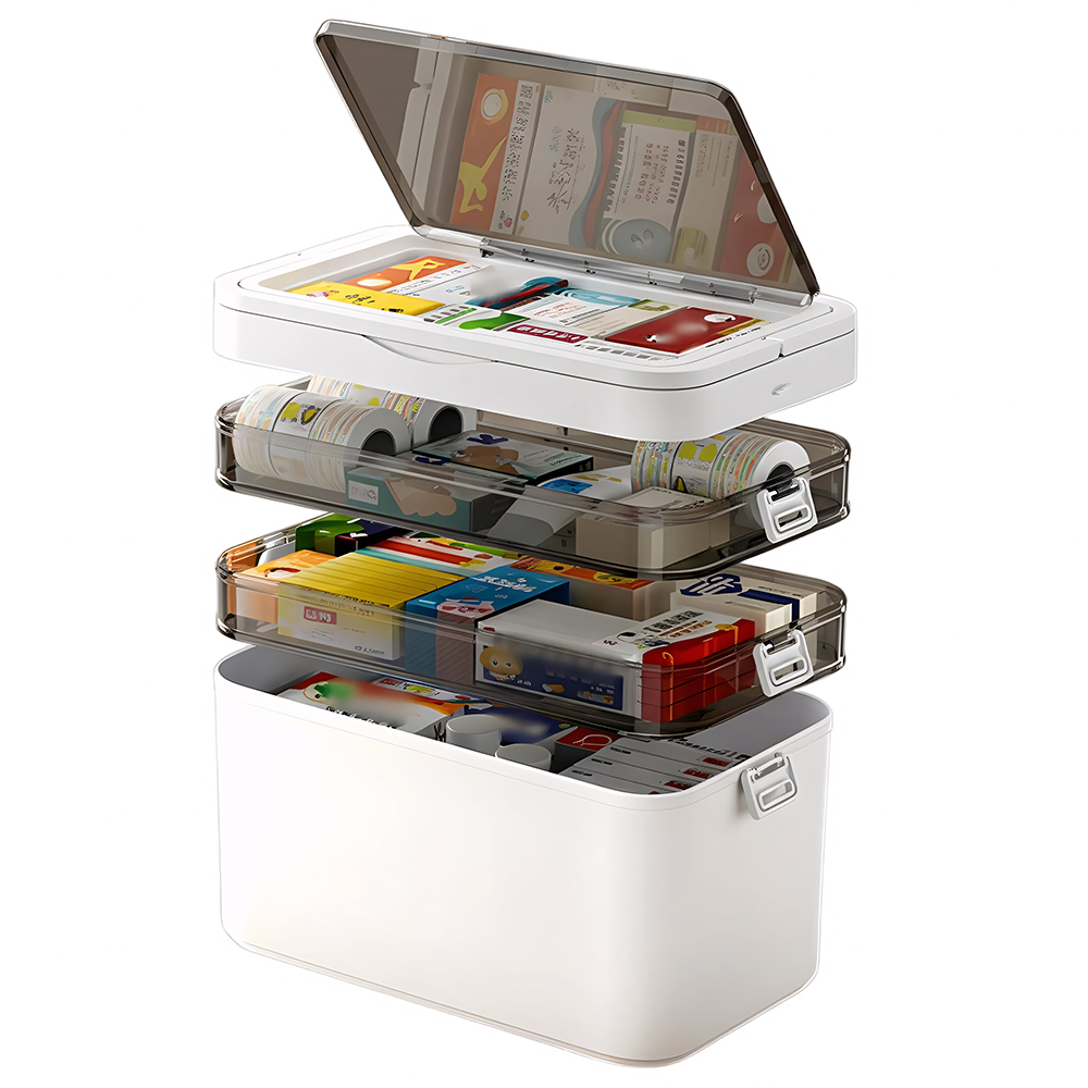 Large Capacity Multi Layer Tra - Medicine Cabinet Lock recensione e prezzo
