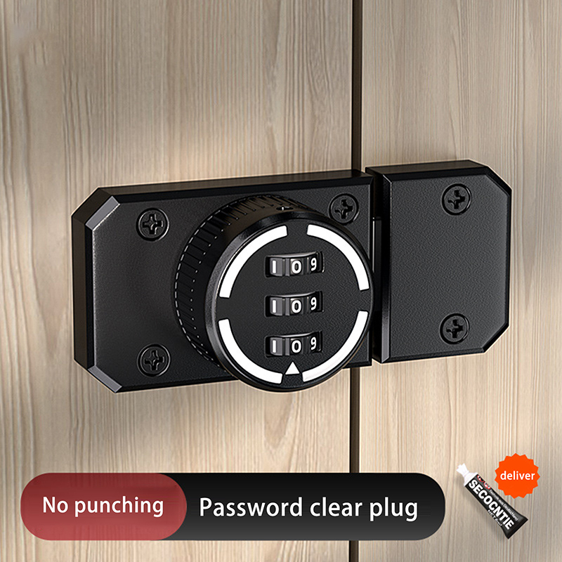 1 Set No-Punch Combination Doo - Medicine Cabinet Lock recensione e prezzo