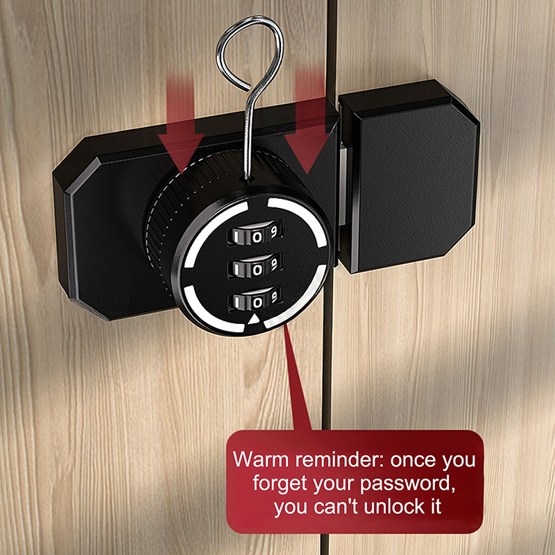1 Set No-Punch Combination Doo - Medicine Cabinet Lock recensione e prezzo