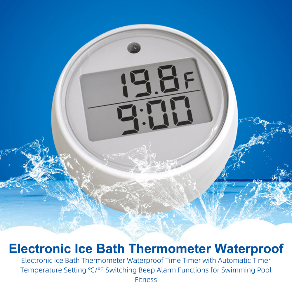 1PC Ice Bath Thermometer with  - Pool Alarm Float recensione e prezzo