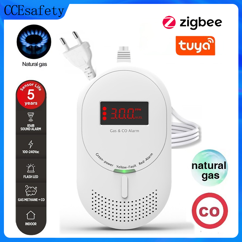 CCEsafety Zigbee Tuya Gas CO D - Co Detector Plug recensione e prezzo