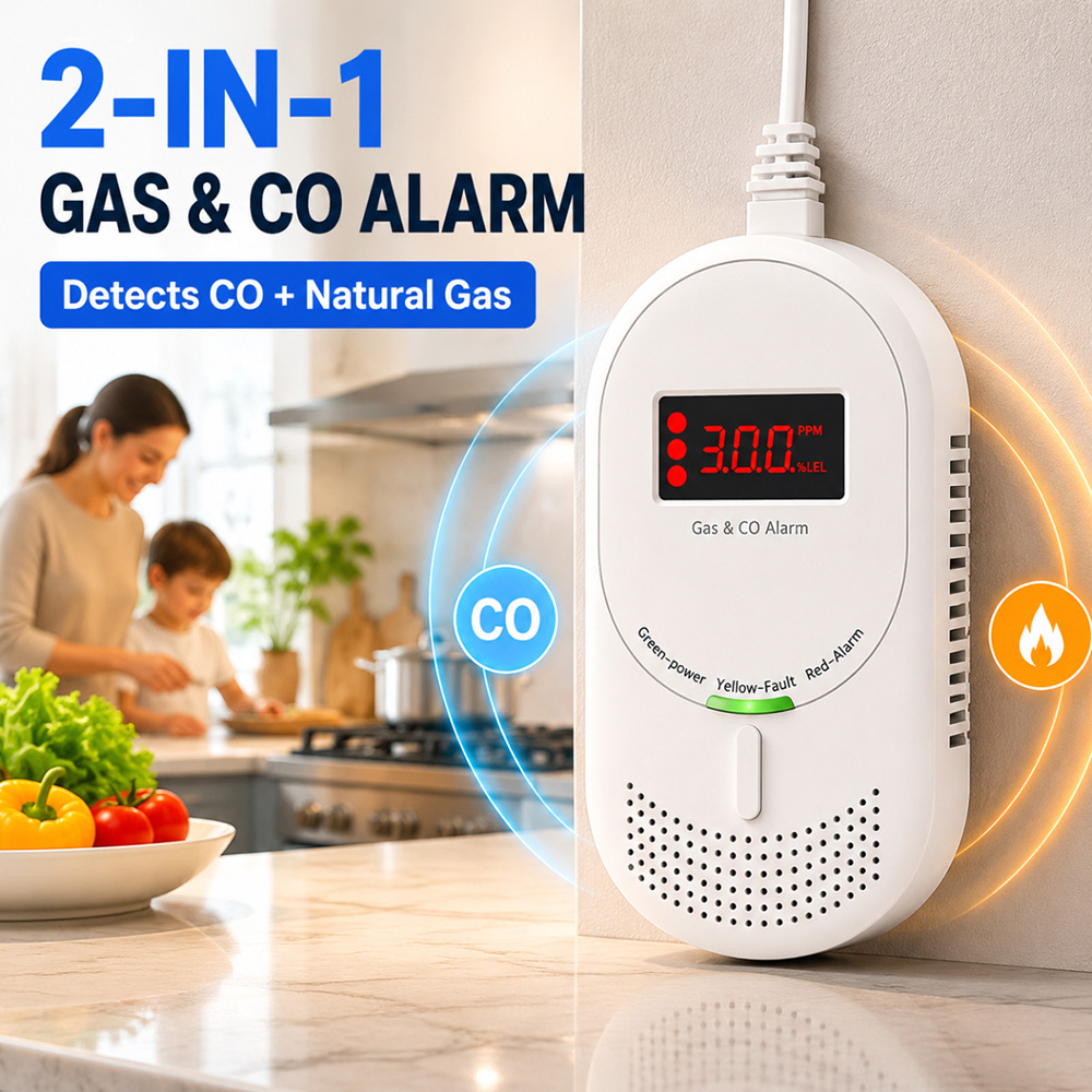 CCEsafety Zigbee Tuya Gas CO D - Co Detector Plug recensione e prezzo