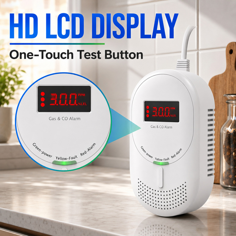 CCEsafety Zigbee Tuya Gas CO D - Co Detector Plug recensione e prezzo