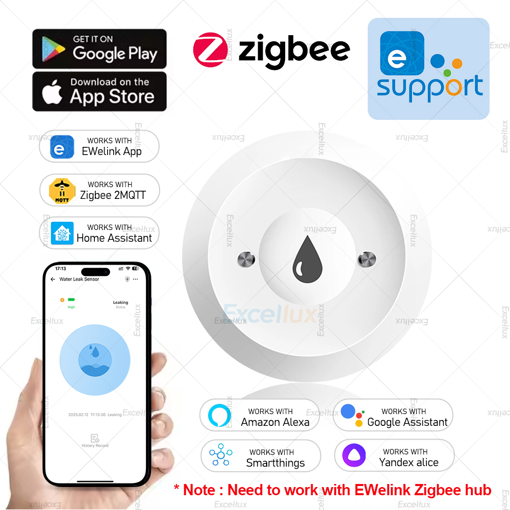 Ewelink Zigbee 3.0 Water Senso - Water Alarm Sensor recensione e prezzo