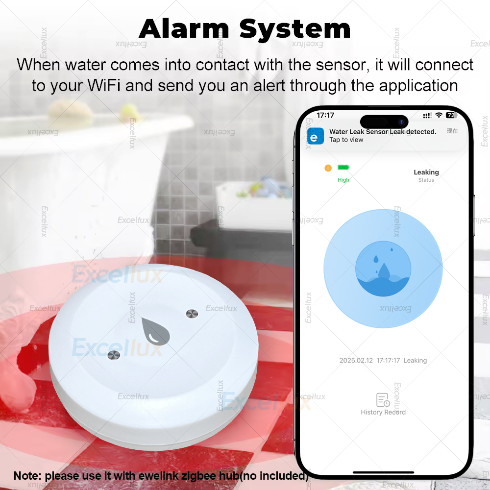 Ewelink Zigbee 3.0 Water Senso - Water Alarm Sensor recensione e prezzo