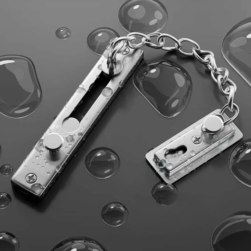 No Drill Stainless Steel Secur - Security Chain Door recensione e prezzo