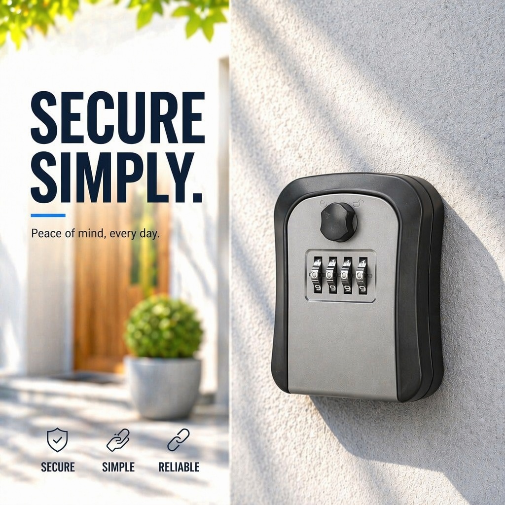 Key Lock Box Wall Mount Lockbo - Lockbox Key Secure recensione e prezzo