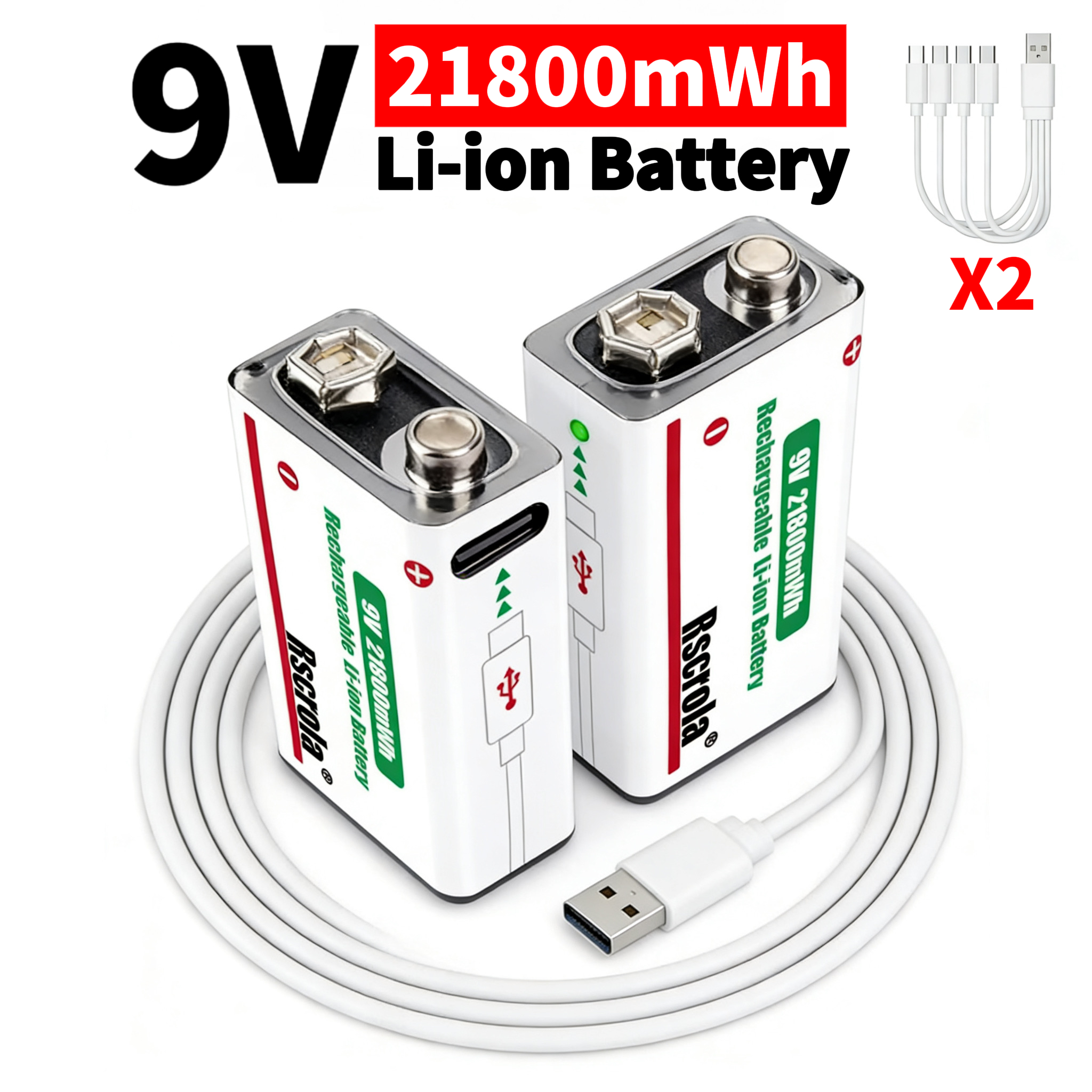 Long-Lasting 9V Rechargeable L - Smoke Detector Interconnected recensione e prezzo