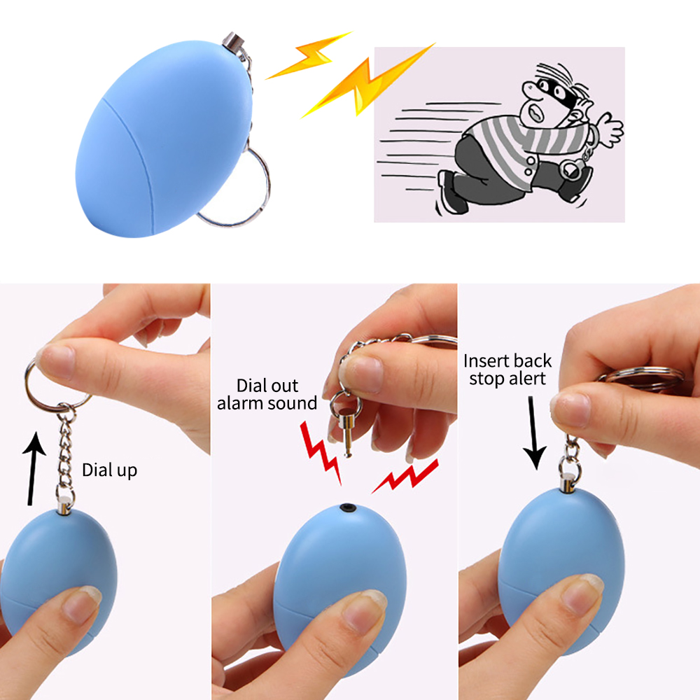 1PCS Self Defense Alarm 100dB  - Personal Alarm Keychain recensione e prezzo