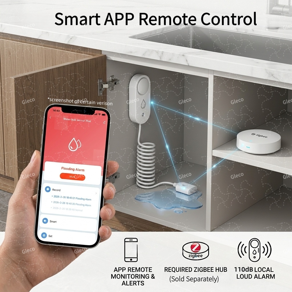 Zigbee Water Leak Sensor Flood - Water Alarm Sensor recensione e prezzo