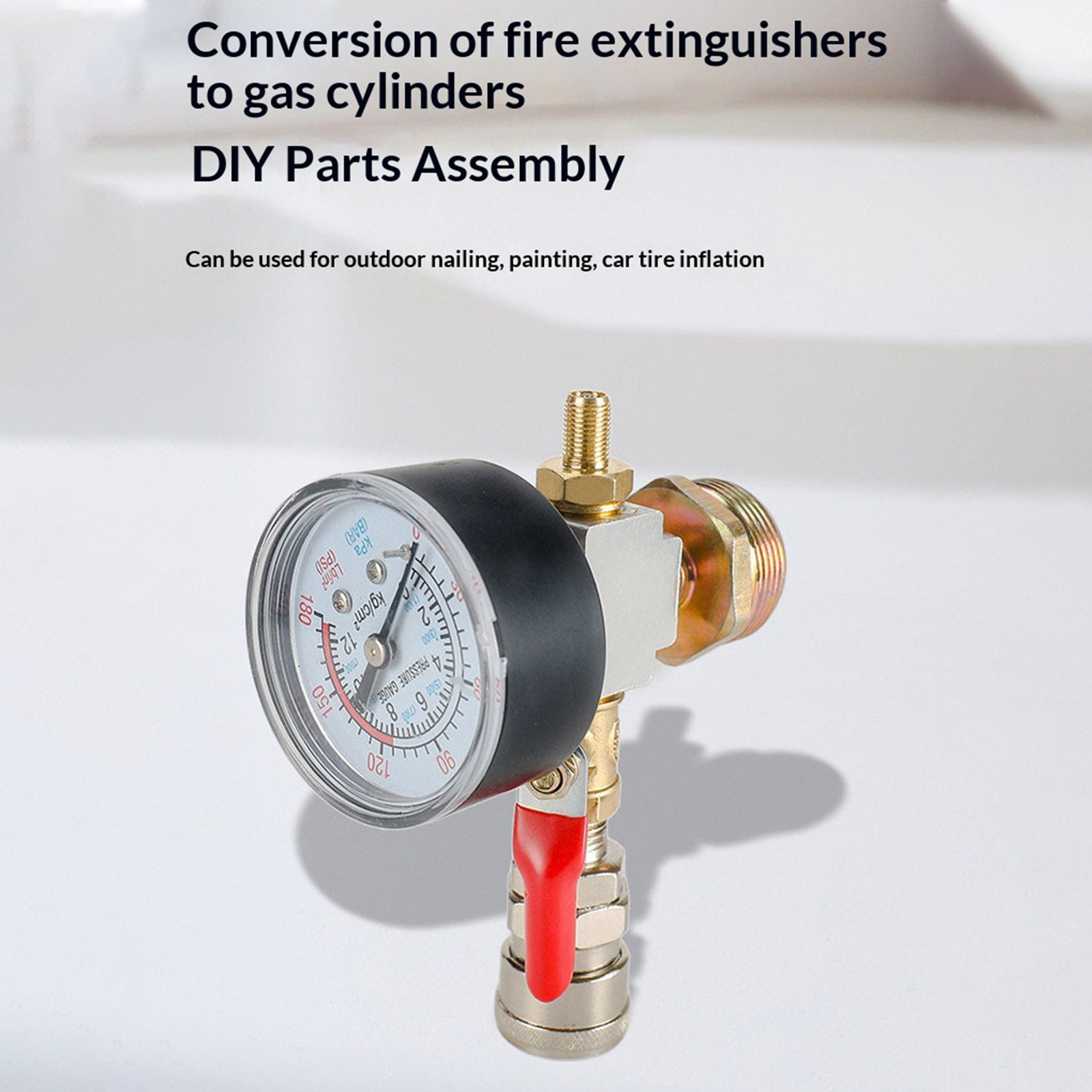 Small Air Tank Pressures Adapt - Fire Extinguisher Small recensione e prezzo