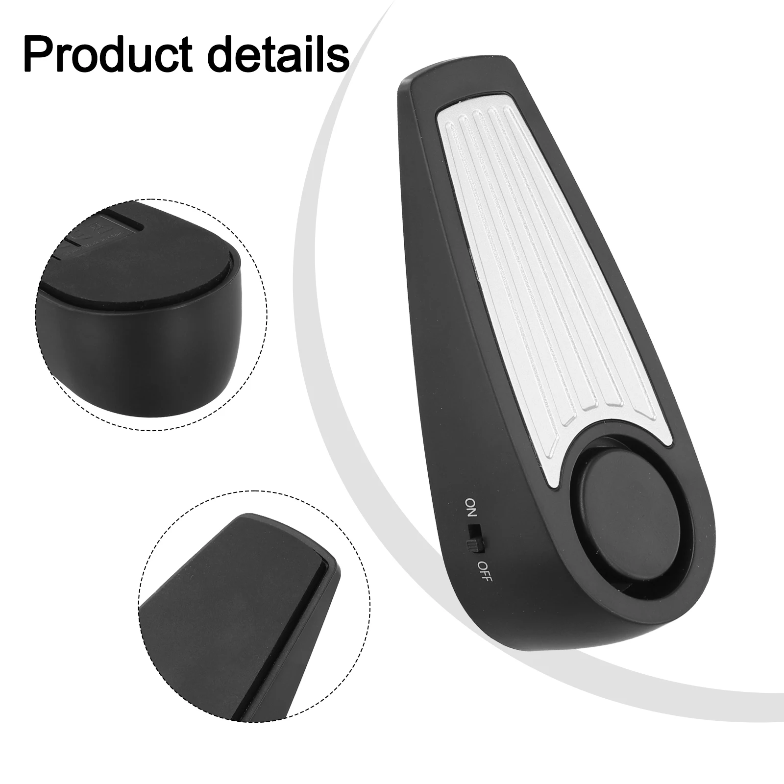 Alarm White Portable Doorstop  - Door Stop Alarm recensione e prezzo