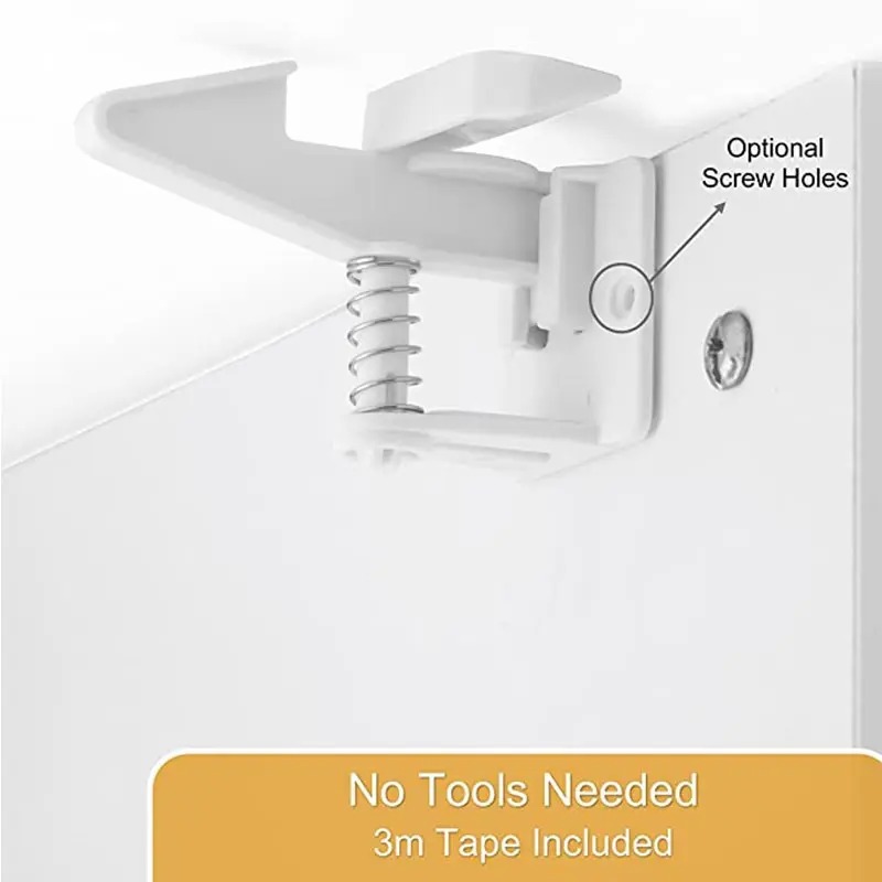 10pcs Baby Cabinet Locks Invis - Medicine Cabinet Lock recensione e prezzo