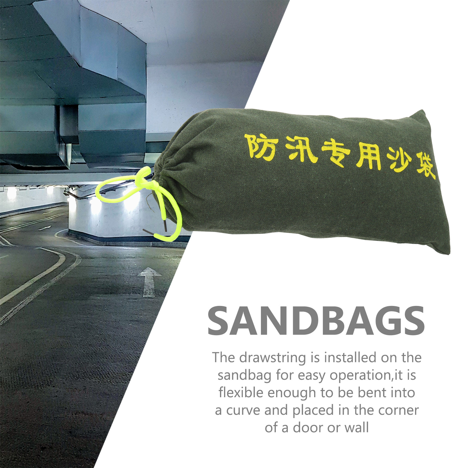 3pcs Empty Sandbag For Flood B - Flood Barrier Bag recensione e prezzo