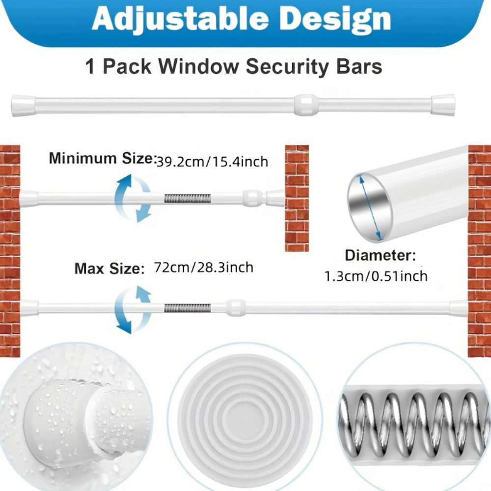 Adjustable Metal Window & Door - Window Lock Bar recensione e prezzo