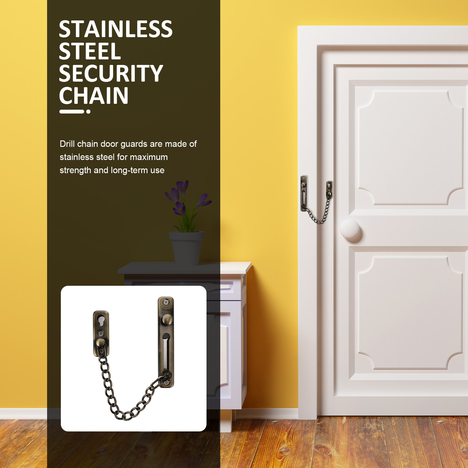 Punch-Free Childproof Door Cha - Security Chain Door recensione e prezzo