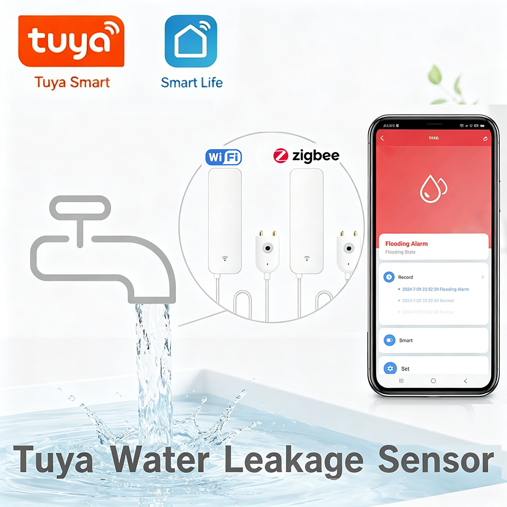 ZigBee WiFi Water Leak Sensor  - Water Alarm Sensor recensione e prezzo
