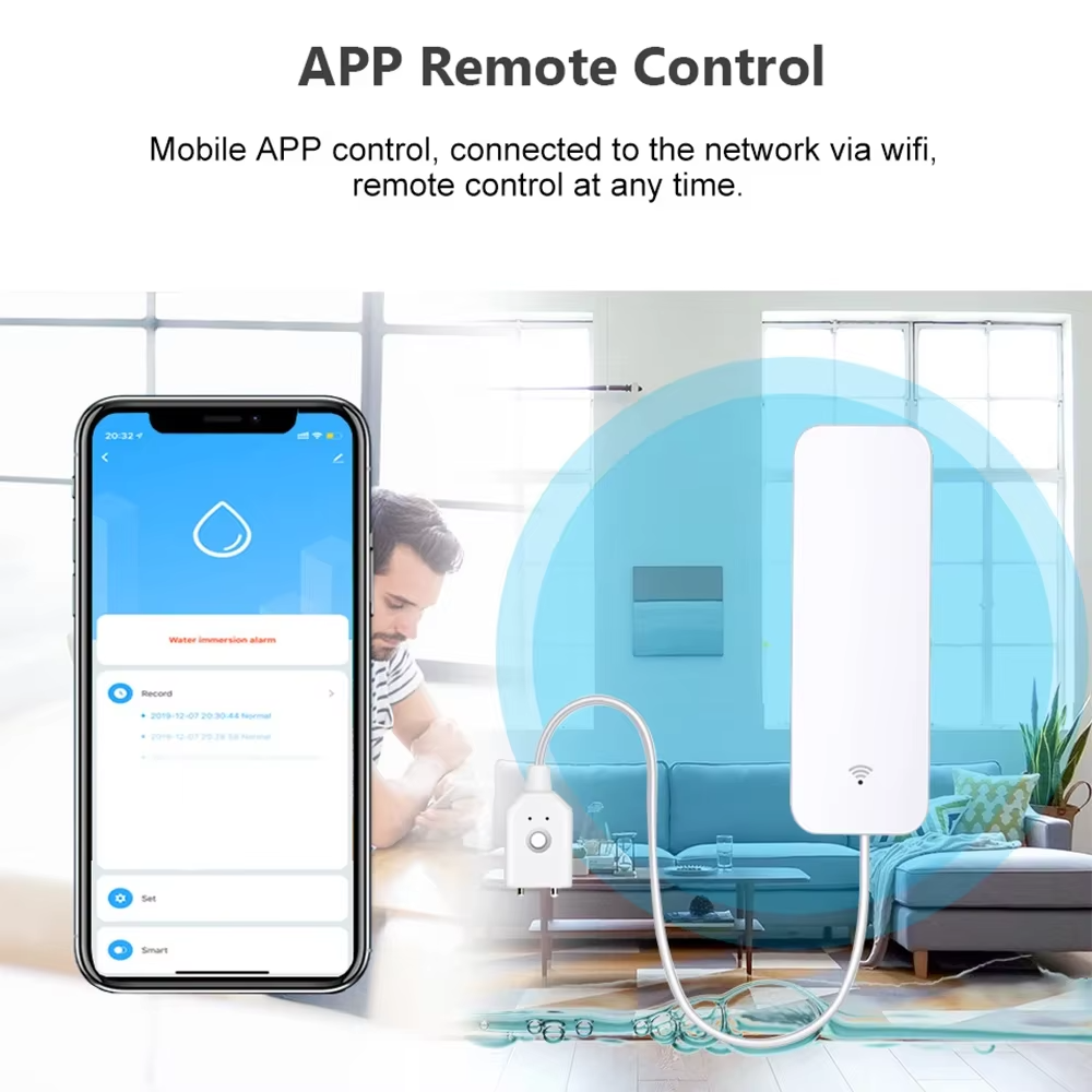 ZigBee WiFi Water Leak Sensor  - Water Alarm Sensor recensione e prezzo