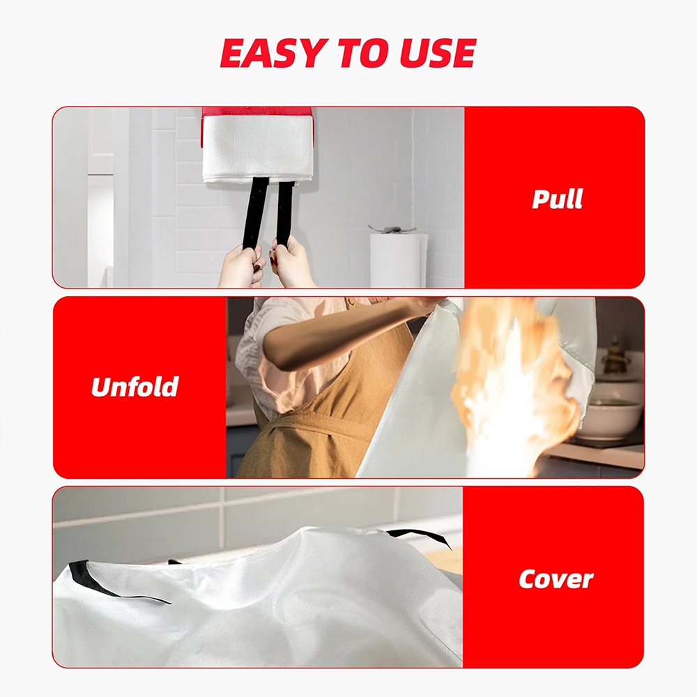 Fire Blanket 2 Pack 2*2m/1.5*1 - Fire Blanket Kitchen recensione e prezzo