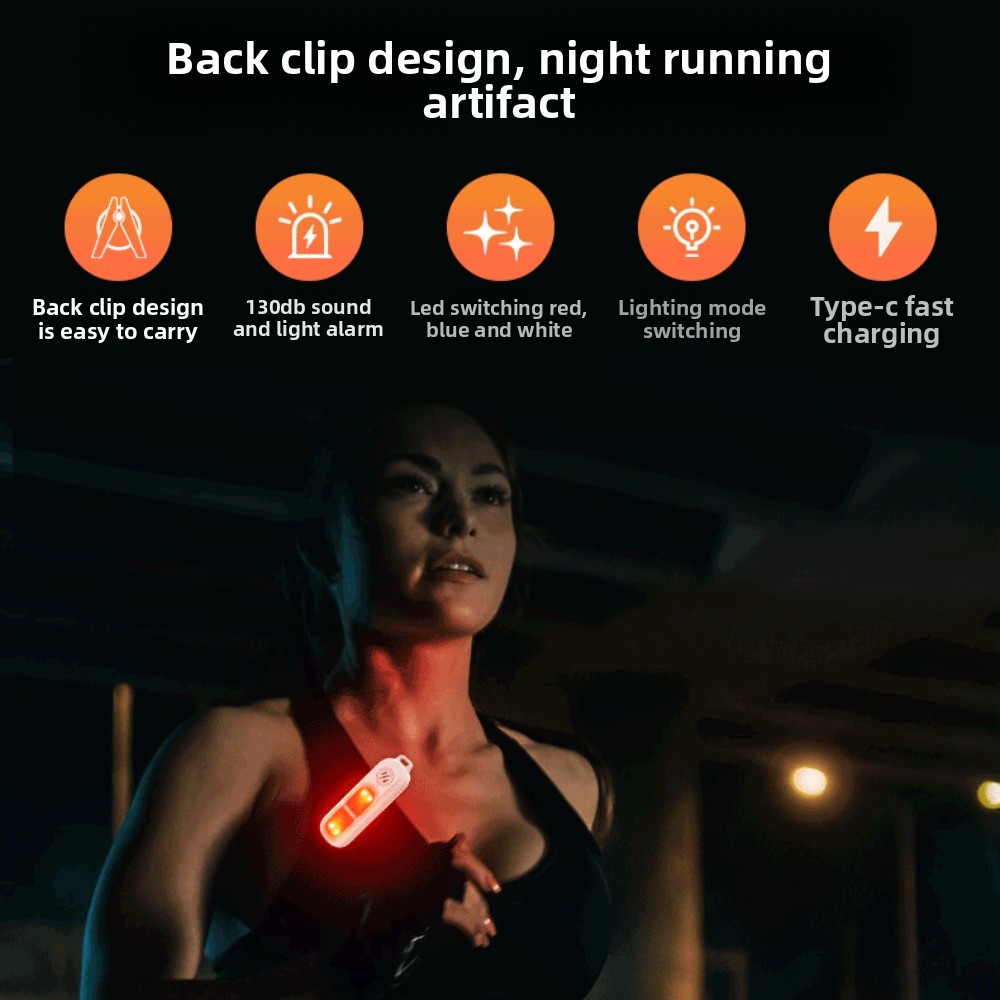 130dB Night Running Safety War - Personal Alarm Keychain recensione e prezzo