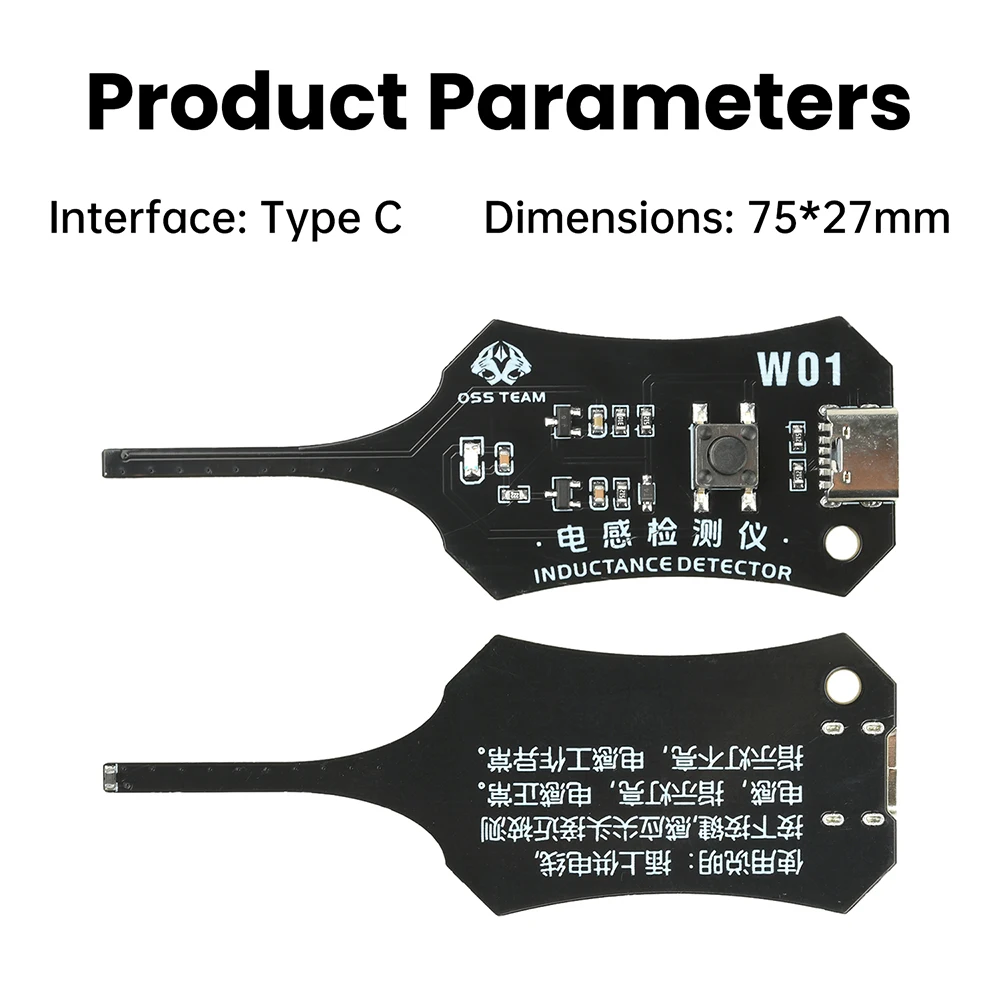 W01 Type C Inductance Tester M - Co Detector Plug recensione e prezzo