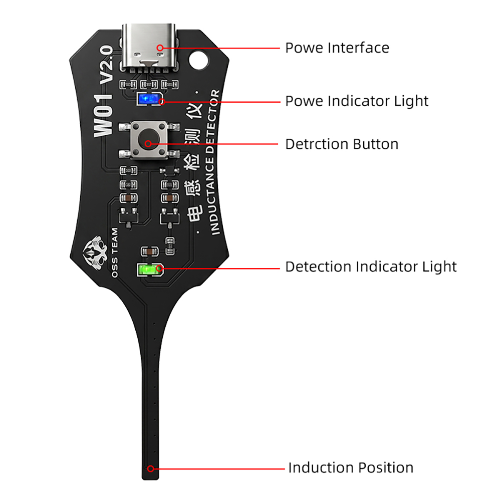 W01 Inductor Detector Tool Mot - Co Detector Plug recensione e prezzo