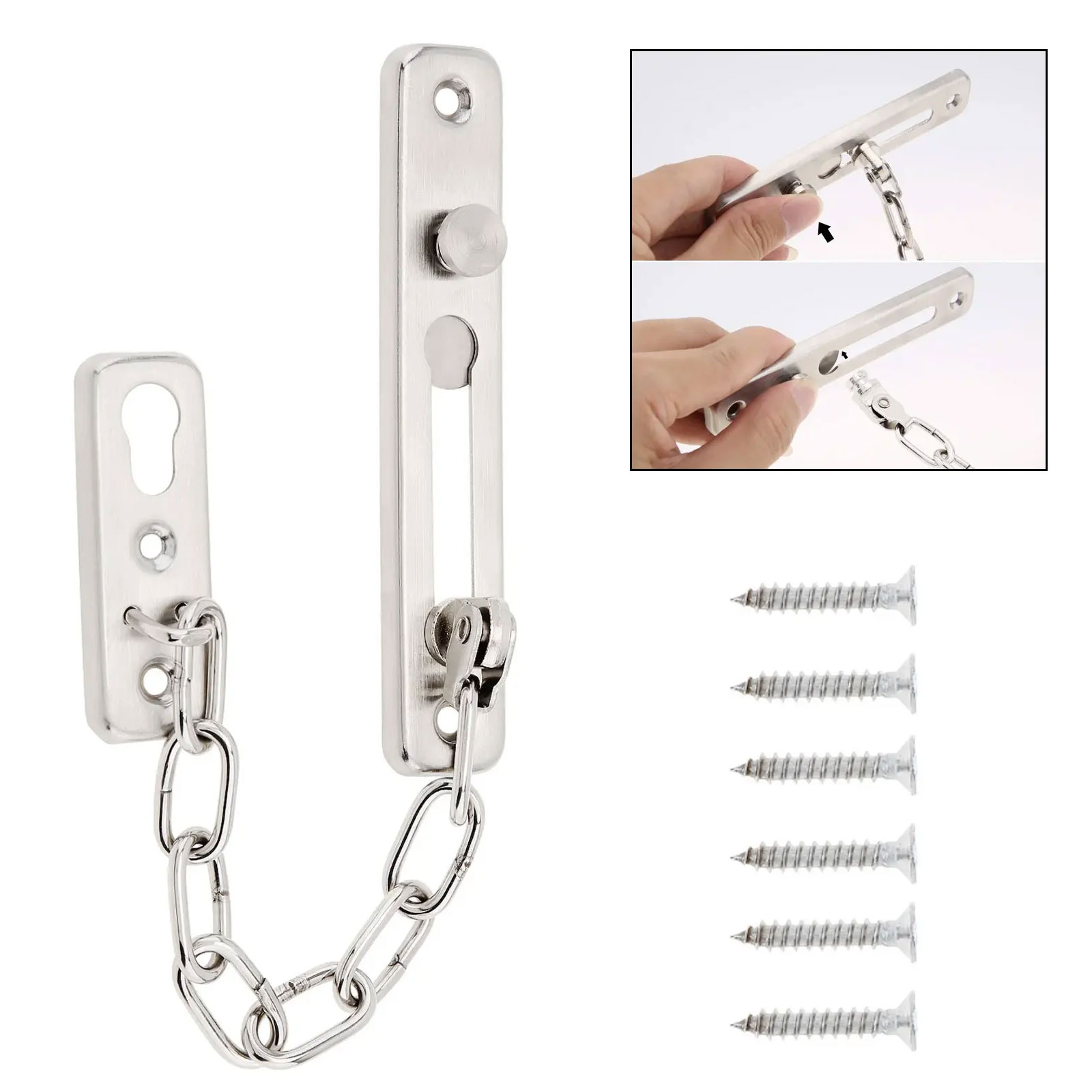 Solid Security Door Sliding Ch - Security Chain Door recensione e prezzo