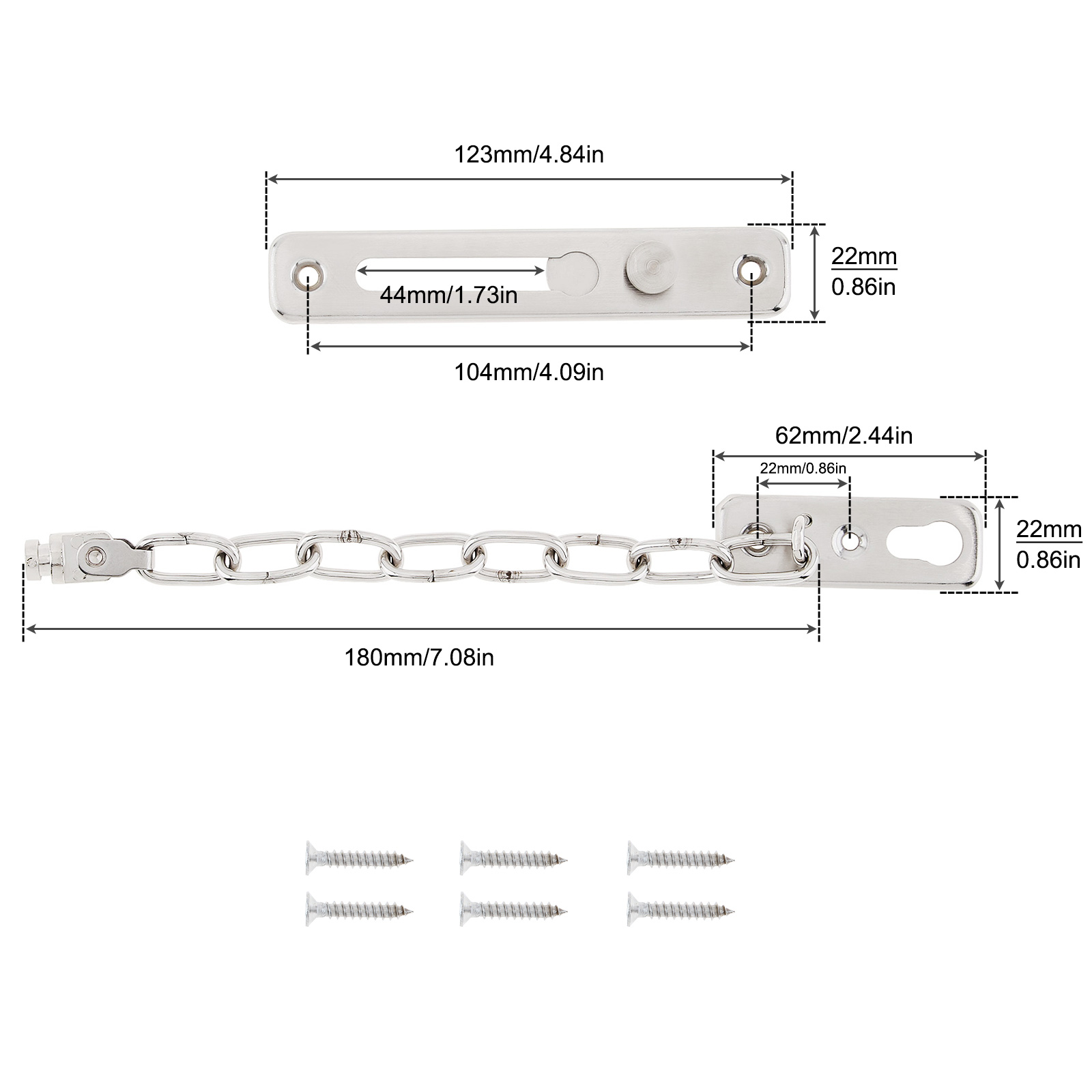 Solid Security Door Sliding Ch - Security Chain Door recensione e prezzo
