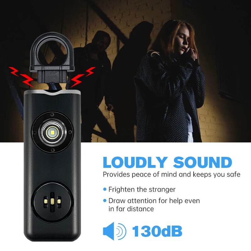 Women's 130dB Personal Safety  - Personal Alarm Keychain recensione e prezzo