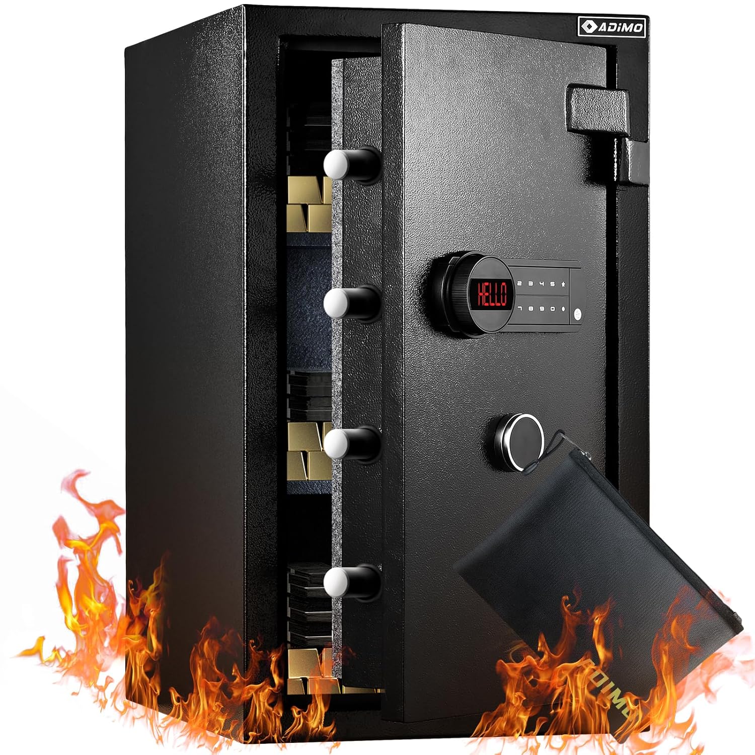 Heavy-Duty Fireproof Safe Box  - Fire Safe Document recensione e prezzo