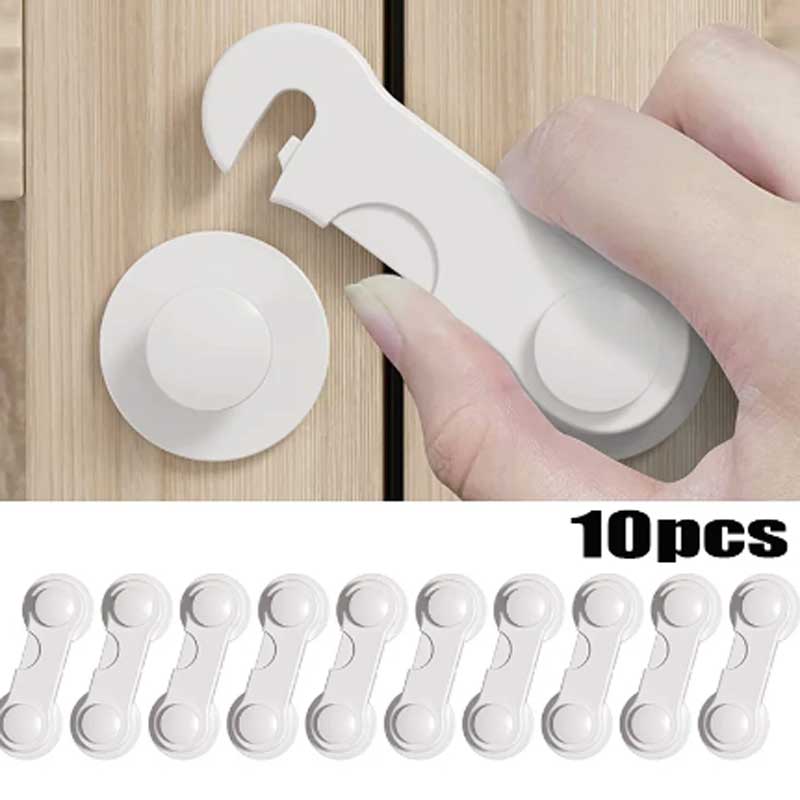 10pcs Baby Safety Locks Cabine - Medicine Cabinet Lock recensione e prezzo