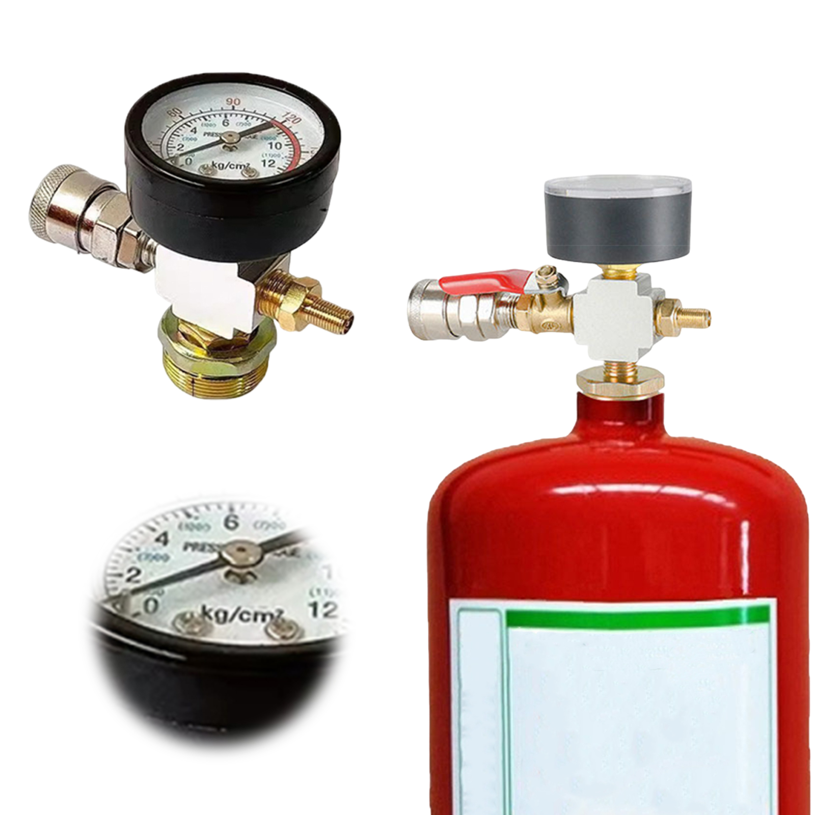 Small Air Tank Pressures Adapt - Fire Extinguisher Small recensione e prezzo