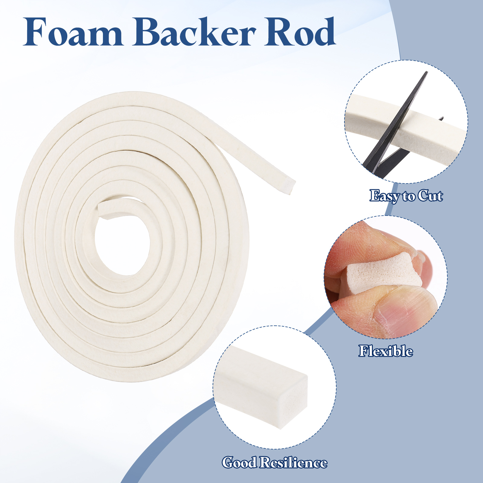 Uxcell 2.5Meters White Foam Ba - Window Lock Bar recensione e prezzo