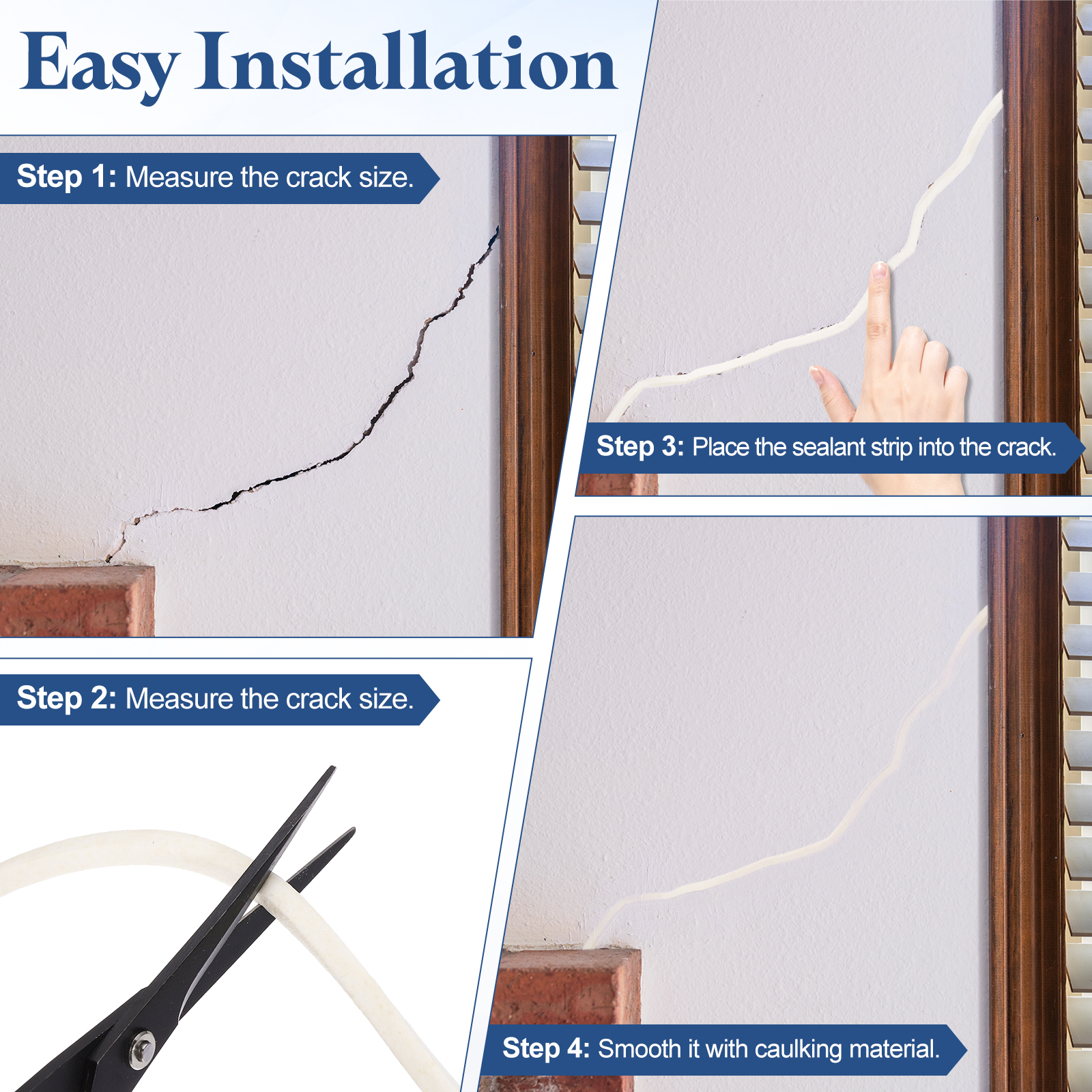 Uxcell 2.5Meters White Foam Ba - Window Lock Bar recensione e prezzo
