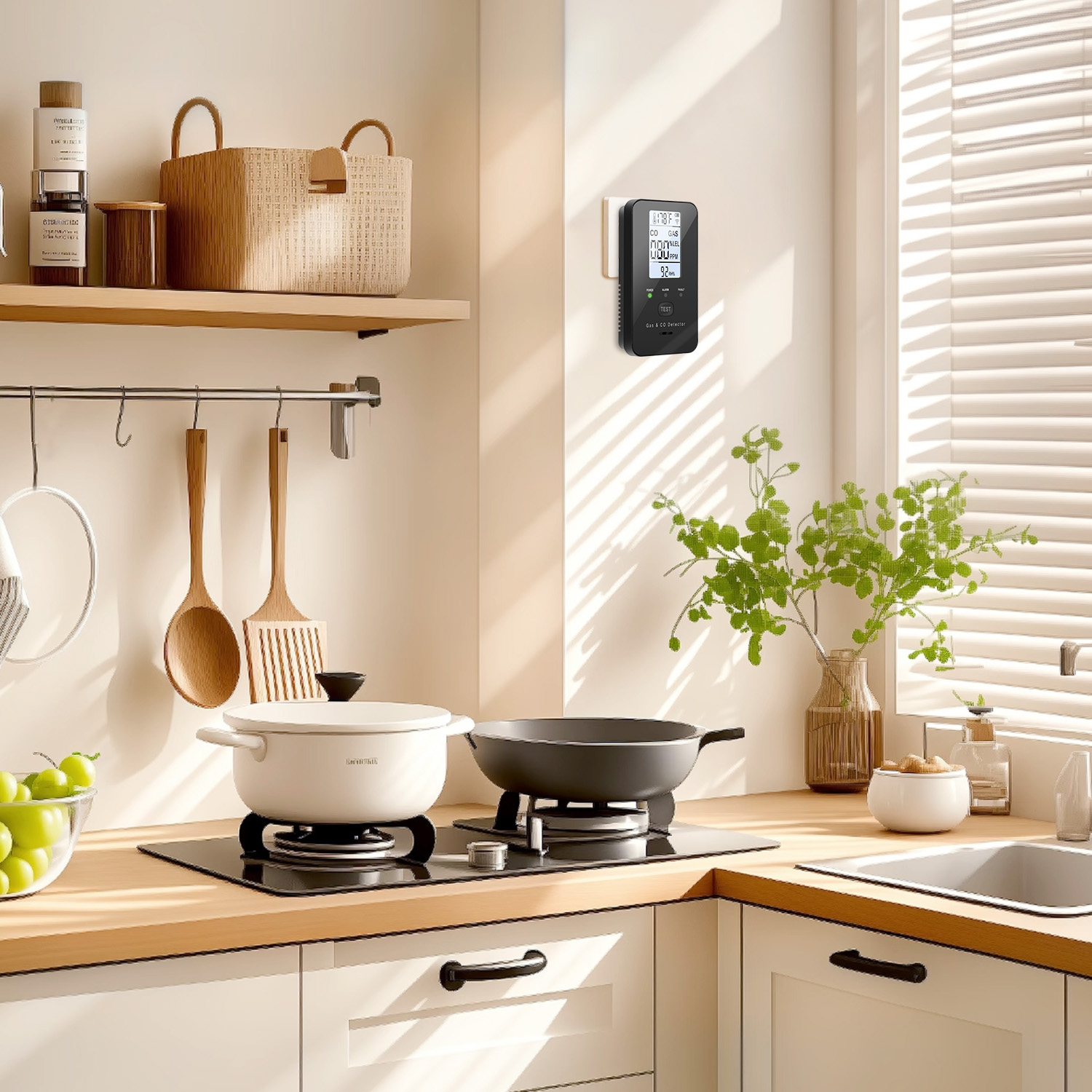 Natural Gas & Carbon Monoxide  - Co Detector Plug recensione e prezzo