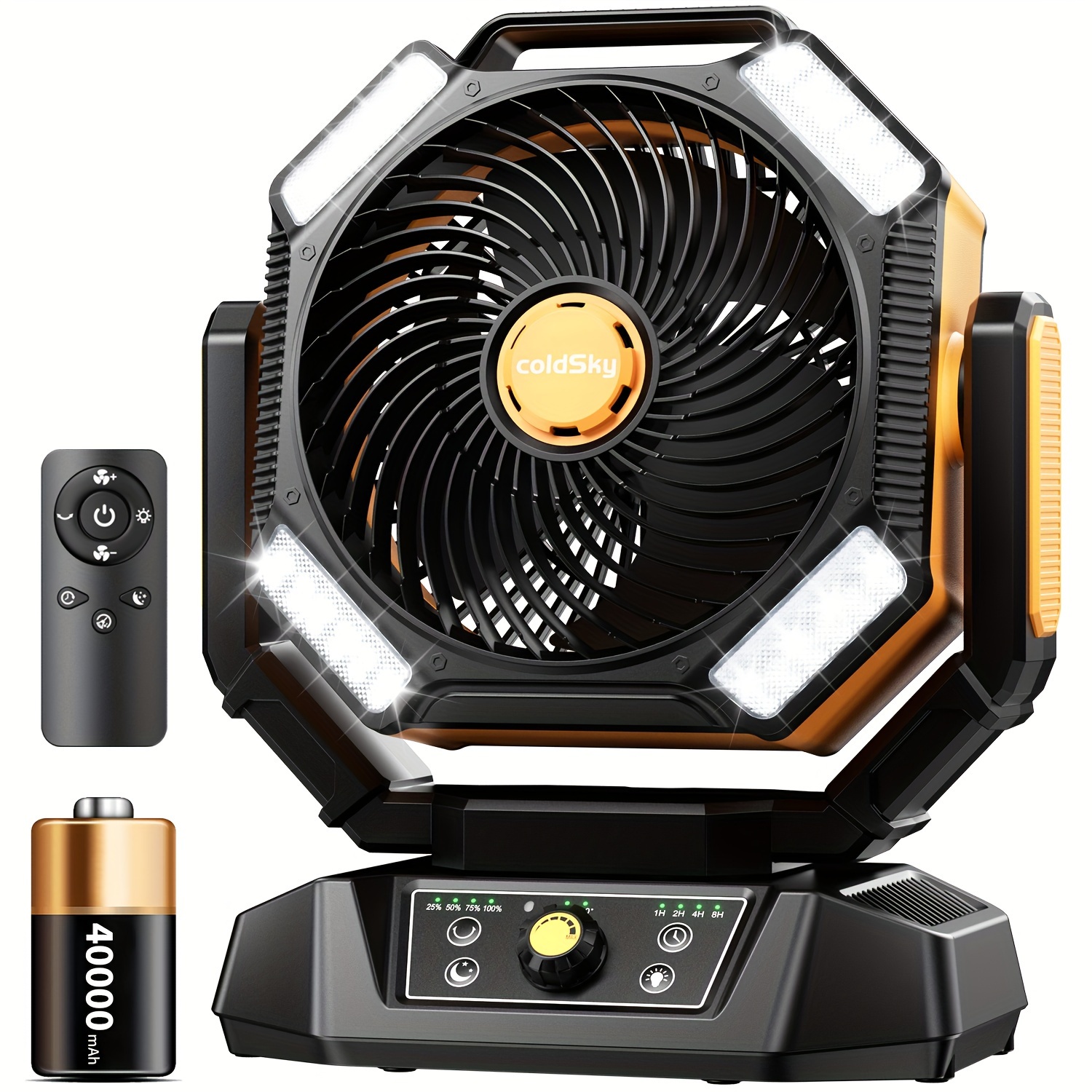 coldSky  Camping Fan, Battery  - Power Outage Light recensione e prezzo