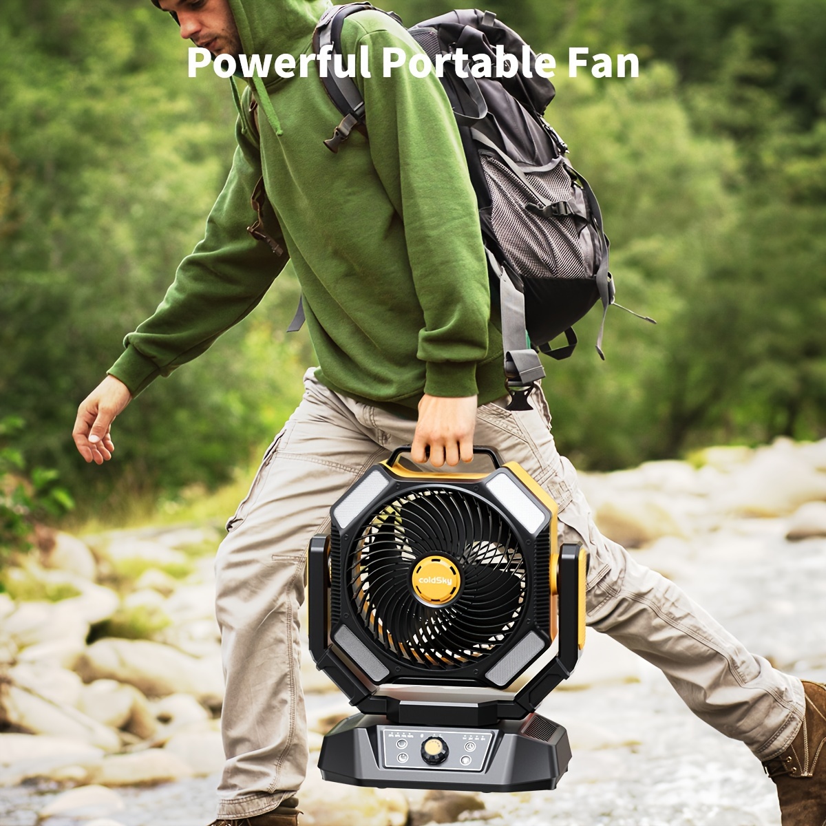 coldSky  Camping Fan, Battery  - Power Outage Light recensione e prezzo
