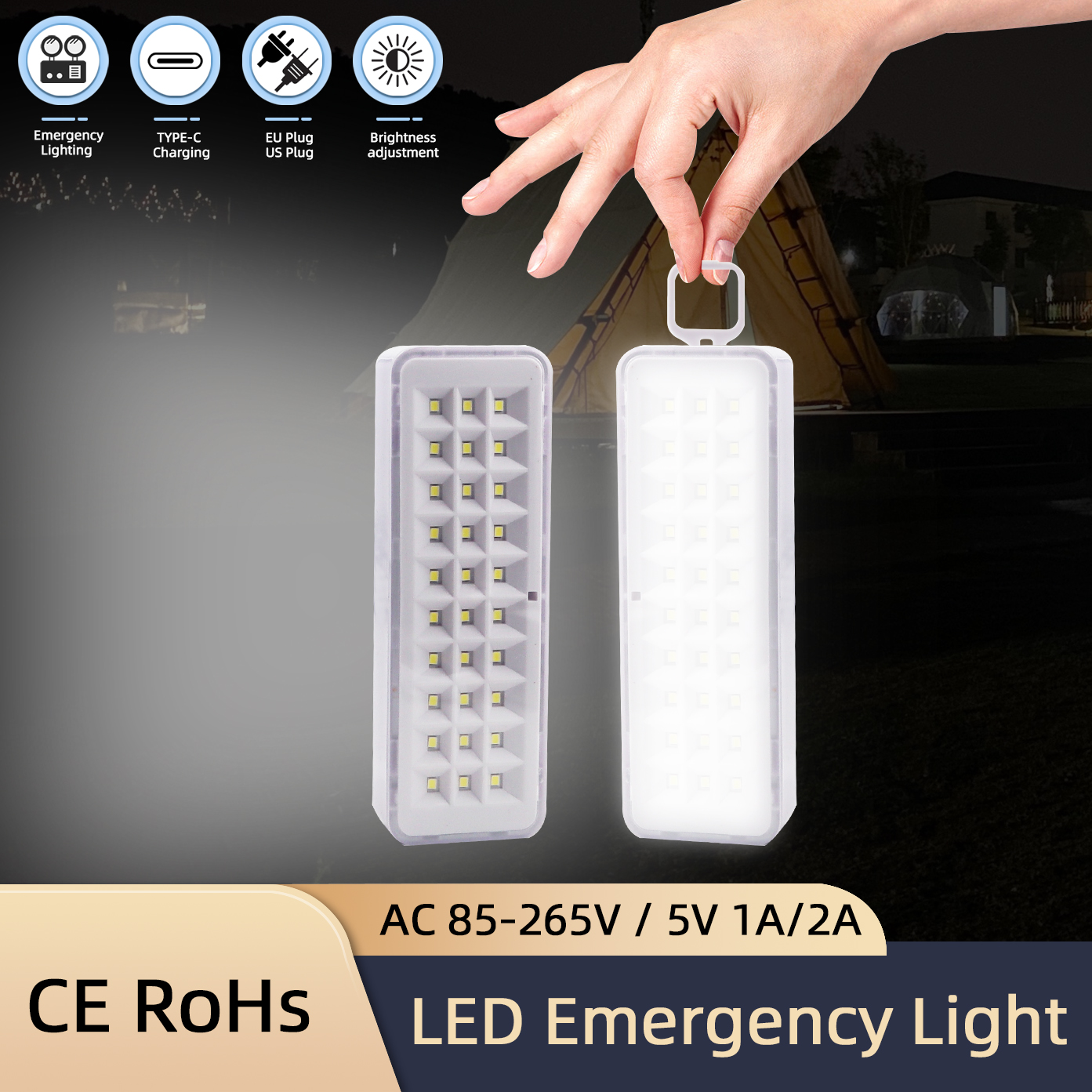 30/60LED Emergency Fire Fighti - Power Outage Light recensione e prezzo